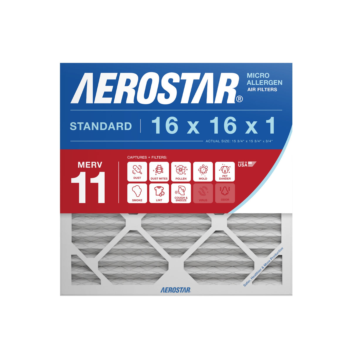 16x16x1 Aerostar Air Filter
