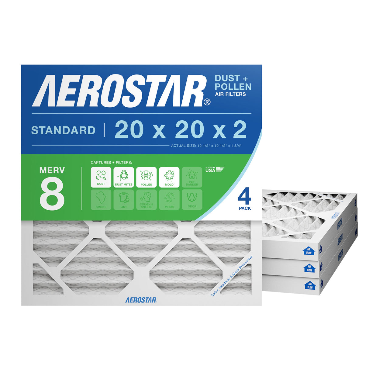 20x20x2 Aerostar Air Filter