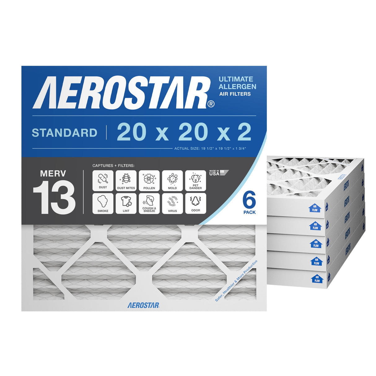 20x20x2 Aerostar Air Filter
