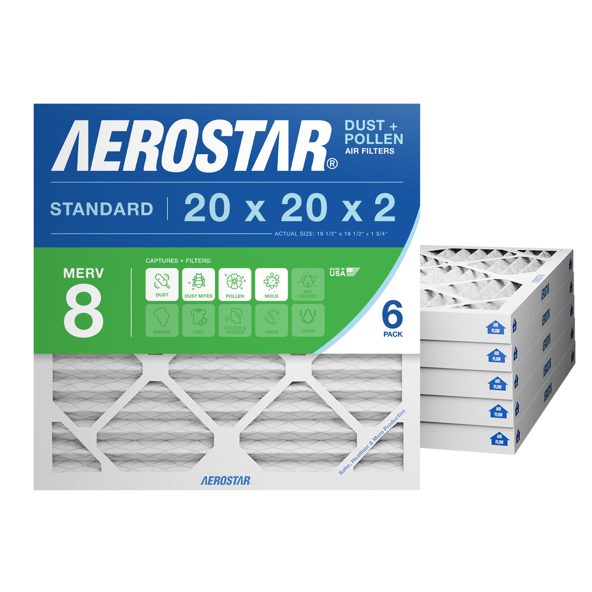 20x20x2 Aerostar Air Filter
