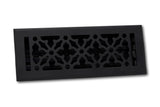 Cast Aluminum Gothic Vent Cover - Black