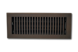 Cast Brass Contemporary Vent Covers - Oil Rubbed Bronze