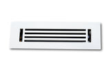 Cast Aluminum Linear Bar Vent Covers - White