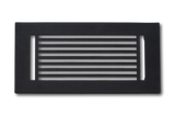 Cast Aluminum Linear Bar Vent Covers - Black