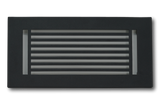 Cast Aluminum Linear Bar Vent Covers - Black