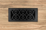Cast Iron Heirloom Vent Covers - Black