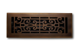 Cast Brass Baroque Vent Covers - Oil Rubbed Bronze