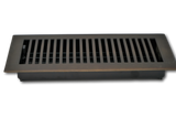 Cast Brass Contemporary Vent Covers - Oil Rubbed Bronze