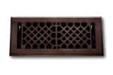 Cast Brass Vintage Industrial Vent Cover - Oil Rubbed Bronze
