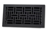 Cast Aluminum Arts & Crafts Vent Cover - Black