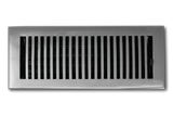 Cast Brass Contemporary Vent Covers - Brushed Nickel