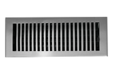Cast Brass Contemporary Vent Covers - Brushed Nickel
