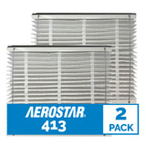 Aerostar 16x28x4 Replacement Whole House Filter for Aprilaire 413 Air Systems with Collapsible Design