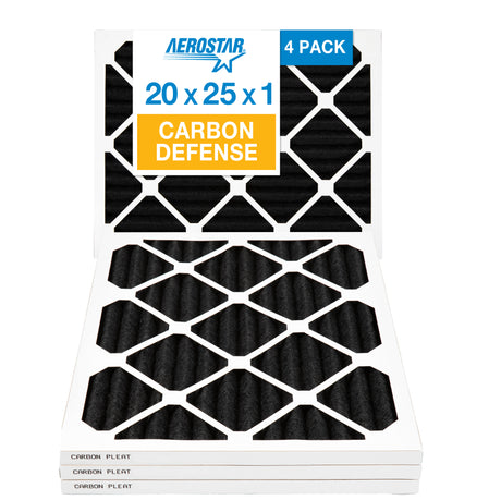 Aerostar 20x25x1 MERV 11 + Carbon Defense / 4