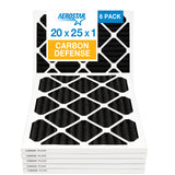 Aerostar 20x25x1 MERV 11 + Carbon Defense / 6