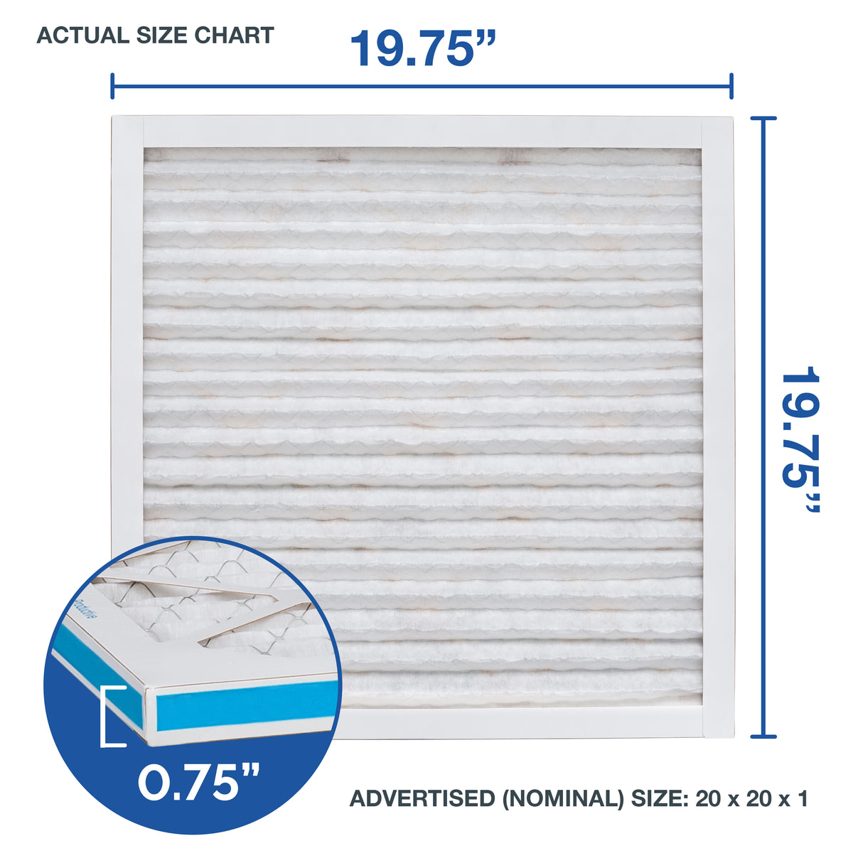 20x20x1 AC and Furnace Air Filter by Aerostar