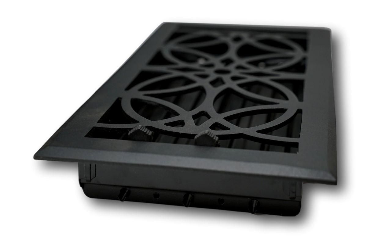 Cast Aluminum Empire Vent Cover - Black
