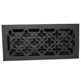 Cast Aluminum Gothic Vent Cover - Black