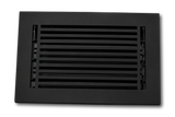 Cast Aluminum Linear Bar Vent Covers - Black