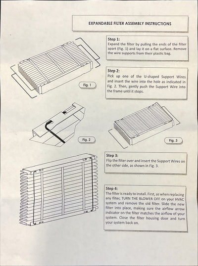 Aerostar 16x28x4 Replacement Whole House Filter for Aprilaire 413 Air Systems with Collapsible Design